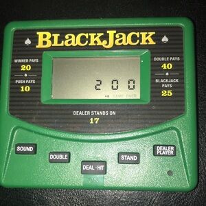 🌸 Handheld Blackjack Electronic Game